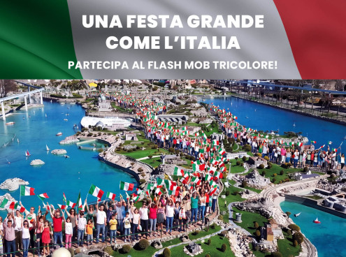 25 aprile: Il flash mob delle 1000 bandiere.  