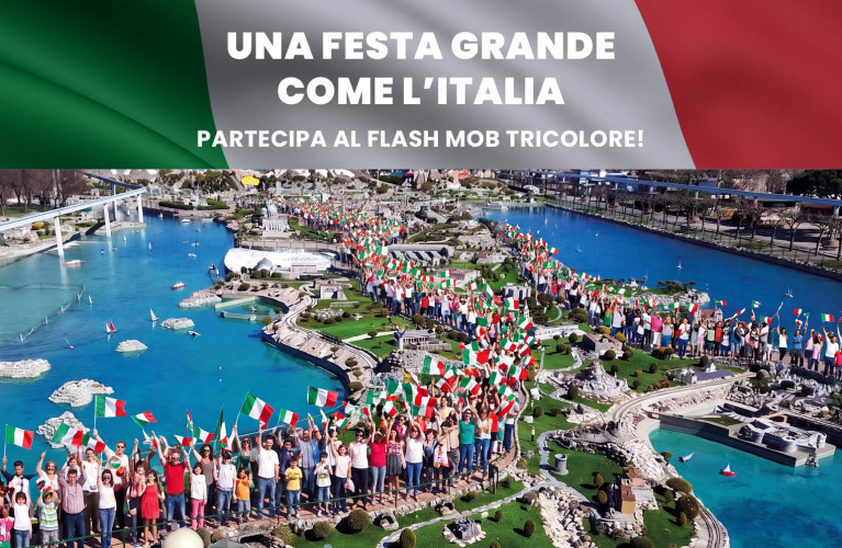 25 aprile: Il flash mob delle 1000 bandiere.  