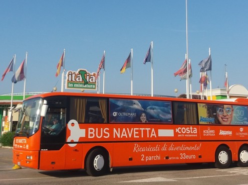 Torna il Bus Navetta Costa Parchi 2018