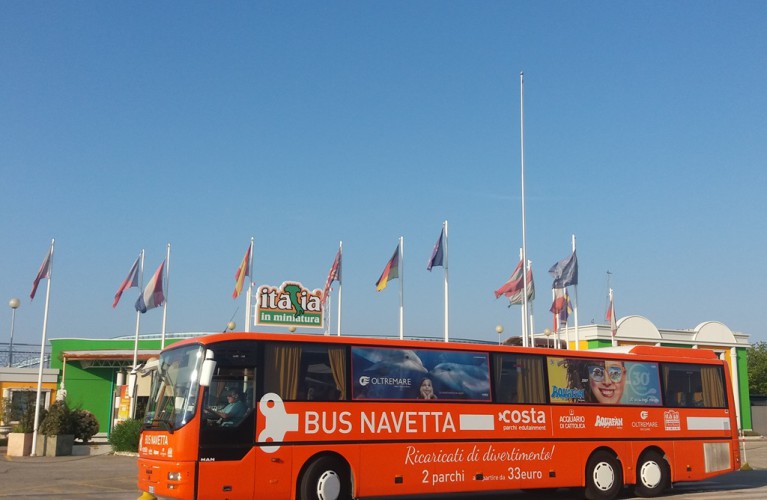 Bus Navetta Costa Parchi: i parchi senza prendere l'auto