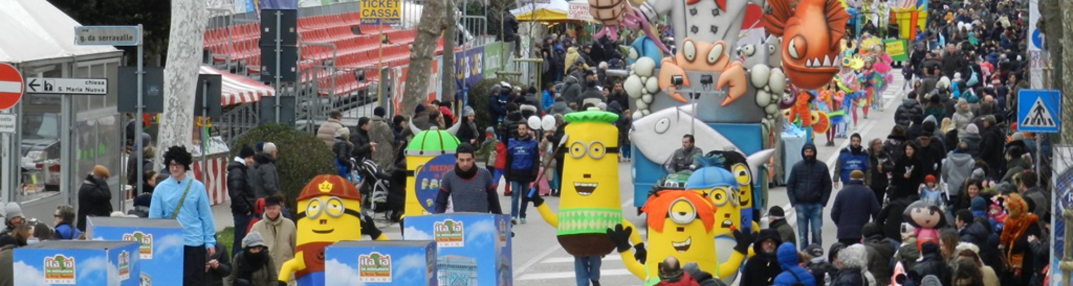 I Parchi Costa Edutainment sfilano al Carnevale di Fano