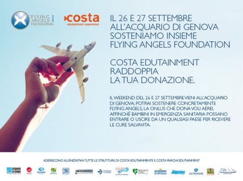 Il 26 e 27 settembre: sosteniamo insieme la Flying Angels Foundation