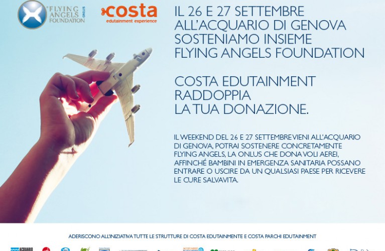 Il 26 e 27 settembre: sosteniamo insieme la Flying Angels Foundation