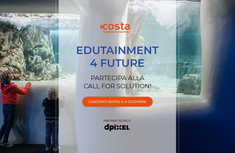 Edutainment  4 Future: call for solutions per idee e progetti innovativi  rivolta al settore dell’edutainment 