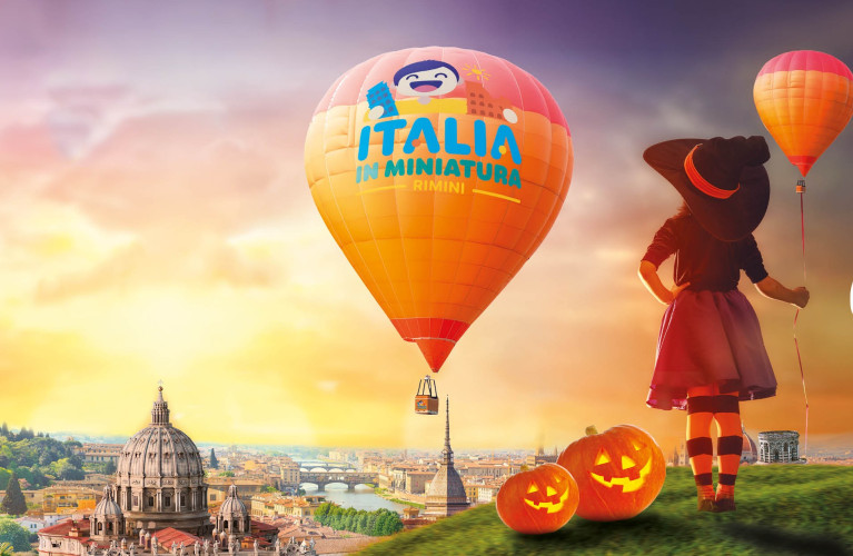 Halloween 2026 nei parchi CE: mongolfiera, pinguini e avventure nel tempo