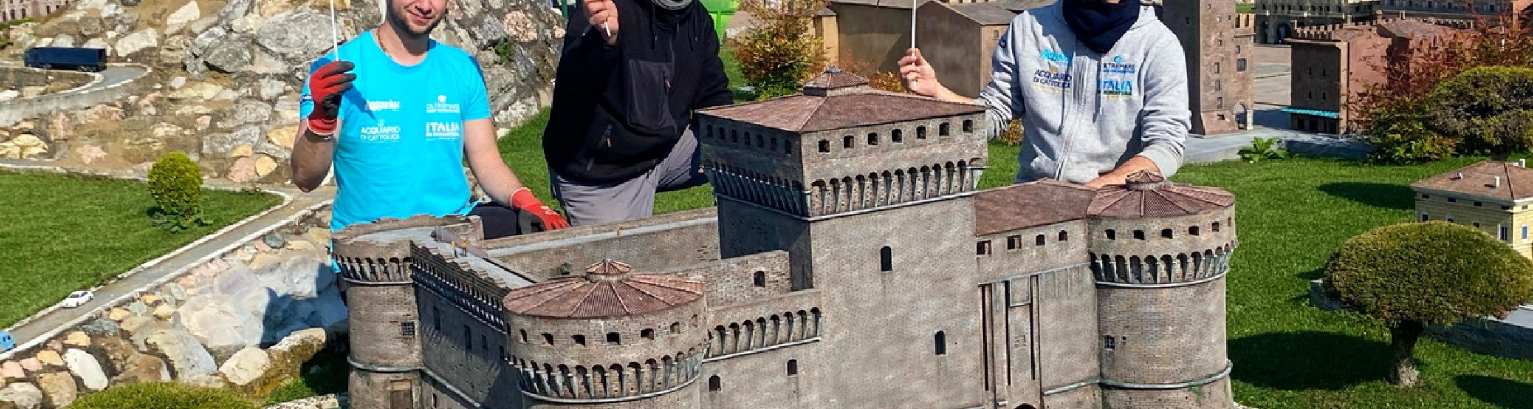 Il Castello di Ravaldino torna nel parco miniature!