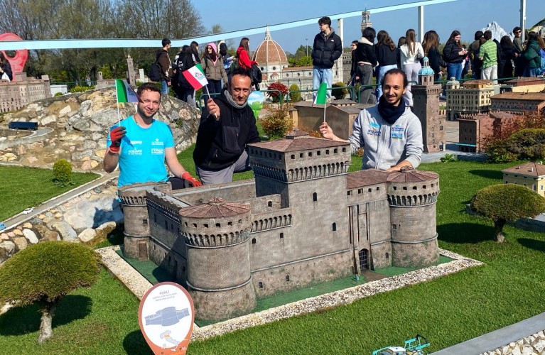 Il Castello di Ravaldino torna nel parco miniature!