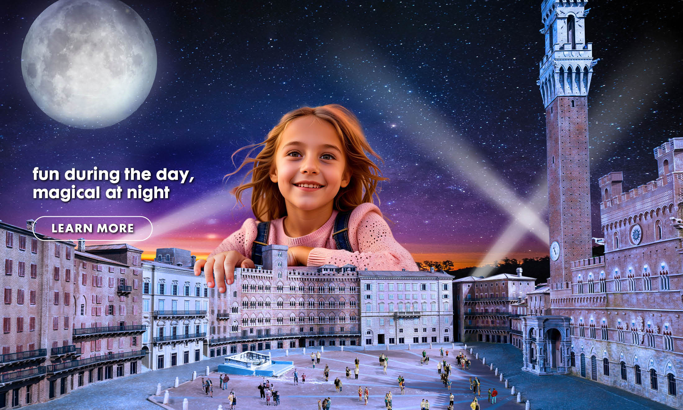 Fun during the day, magical at night 