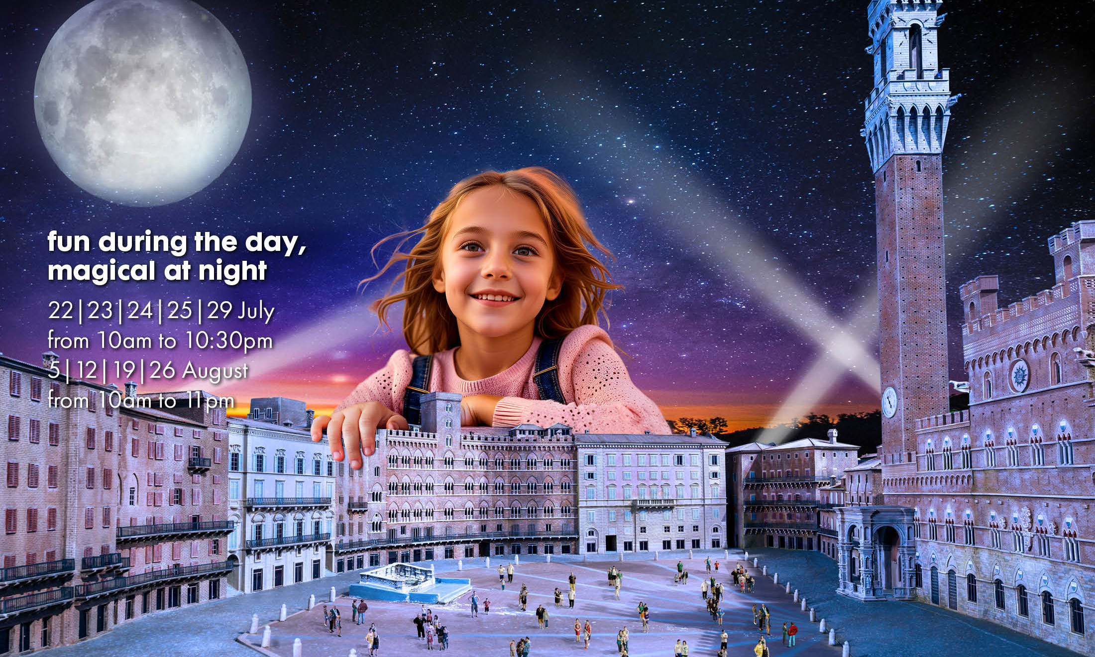 Fun during the day, magical at night 