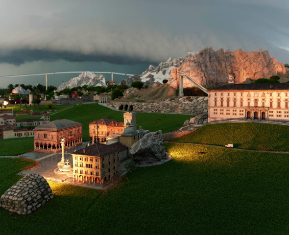 Park in the evening